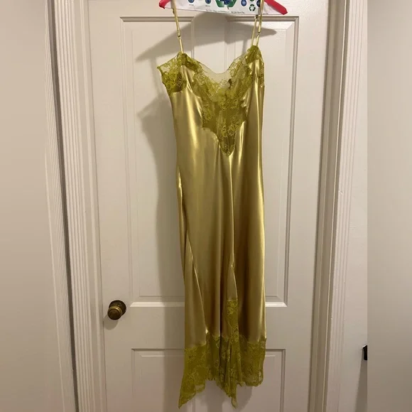 Collina Strada Green Ammi Midi Dress Size M NWT Never Worn - Picture 5 of 7